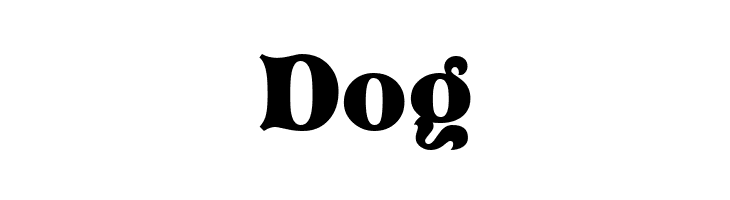 Dog Vostrey Font