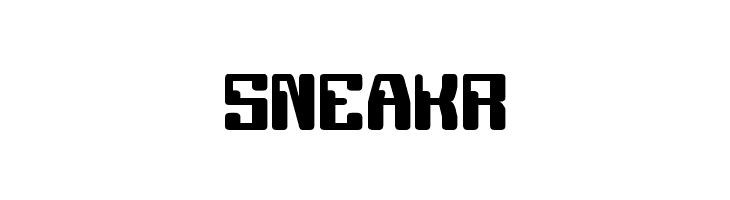 SNEAKR COMPUTER Robot Font