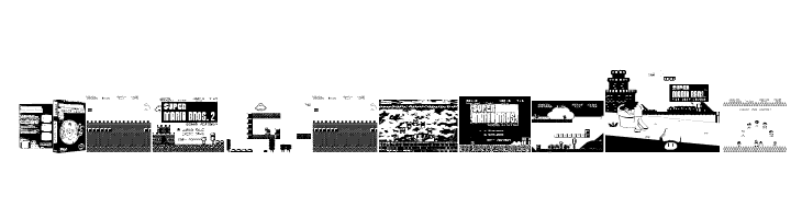 Super Mario Lost!  Free Fonts Download