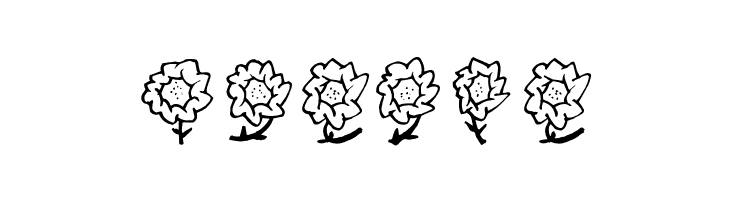 FE-Maja'sFlowers  Free Fonts Download