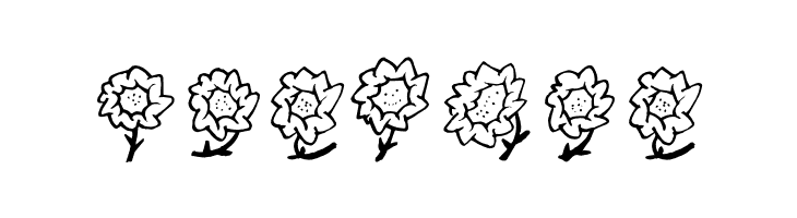 FE-Maja'sFlowers  Free Fonts Download