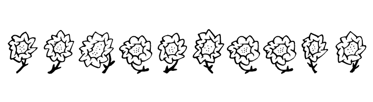 FE-Maja'sFlowers  Free Fonts Download