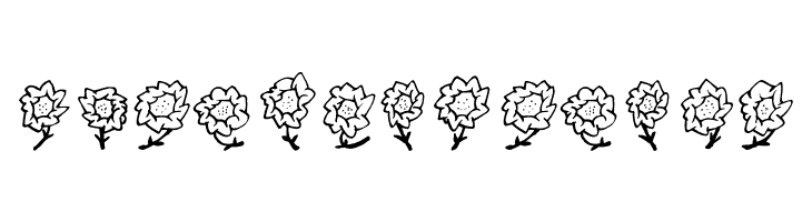 FE-Maja'sFlowers  Free Fonts Download