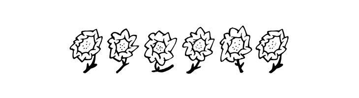 FE-Maja'sFlowers  Free Fonts Download