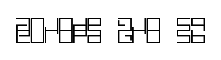 FE-Headlong  Free Fonts Download