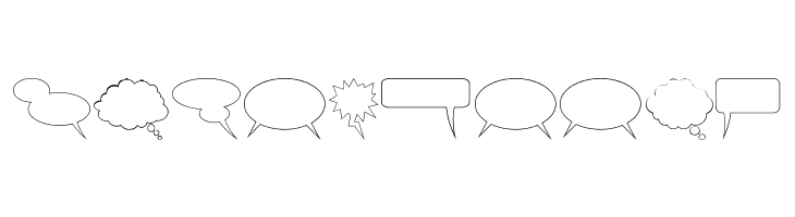 FE-ComixxBalloons  Free Fonts Download