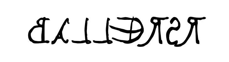 FE-Leonardo'smirrorwriting  Free Fonts Download