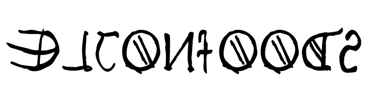 FE-Leonardo'smirrorwriting  Free Fonts Download