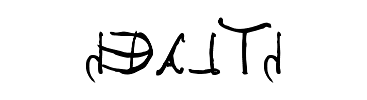 FE-Leonardo'smirrorwriting  Free Fonts Download