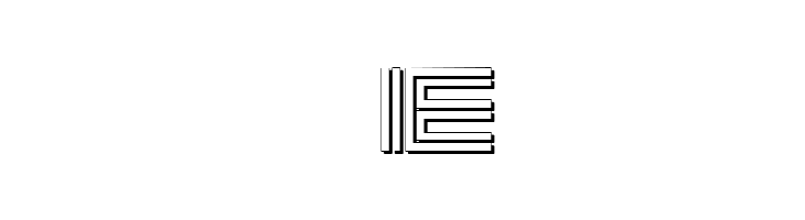 2 Lines shadow  Free Fonts Download