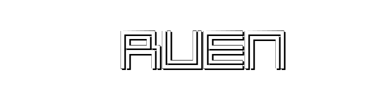 2 Lines shadow  Free Fonts Download