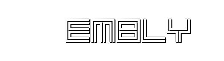 2 Lines shadow  Free Fonts Download