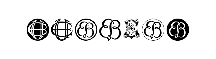 Intellecta Monograms Random Samples Twelve  Free Fonts Download