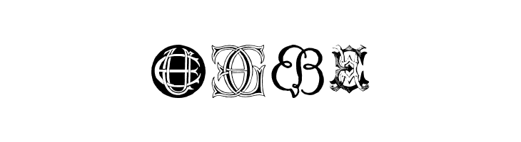 Intellecta Monograms Random Samples Twelve  Free Fonts Download
