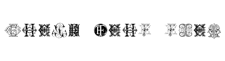 Intellecta Monograms Random Samples Twelve  Free Fonts Download
