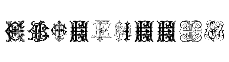 Intellecta Monograms Random Samples Twelve  Free Fonts Download