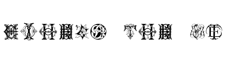 Intellecta Monograms Random Samples Twelve  Free Fonts Download