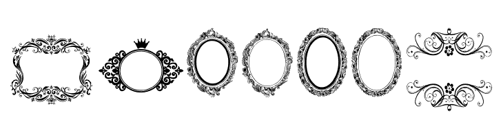 Vintage Frames 2  Free Fonts Download