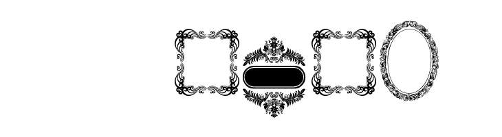 Vintage Frames 2  Free Fonts Download