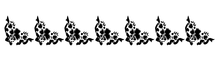 Vintage Decorative Corners 3  Free Fonts Download