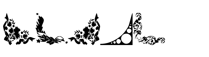 Vintage Decorative Corners 3  Free Fonts Download