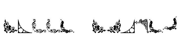 Vintage Decorative Corners 3  Free Fonts Download