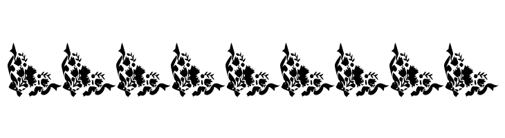 Vintage Decorative Corners 3  Free Fonts Download