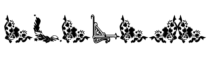 Vintage Decorative Corners 3  Free Fonts Download