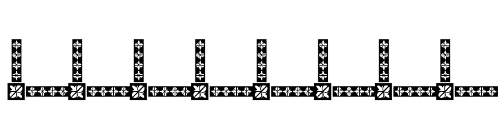 Vintage Decorative Corners 8  Free Fonts Download