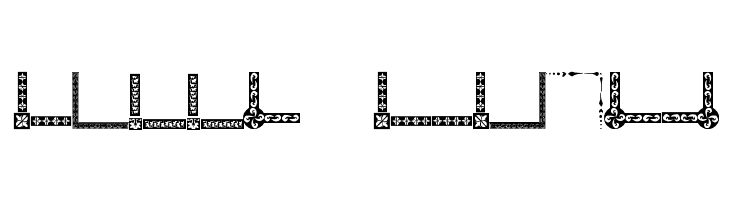 Vintage Decorative Corners 8  Free Fonts Download