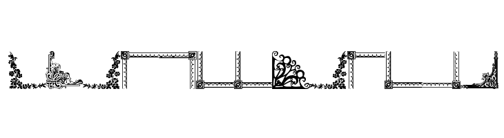 Vintage Decorative Corners 10  Free Fonts Download