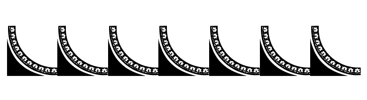 Vintage Decorative Corners 7  Free Fonts Download