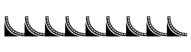 Vintage Decorative Corners 7  Free Fonts Download