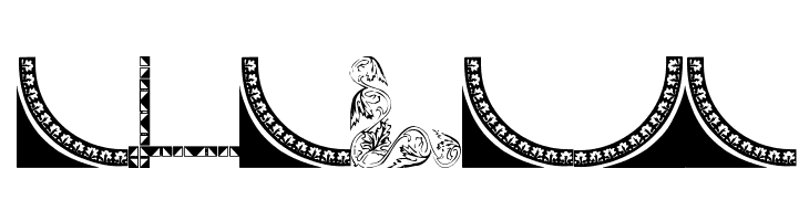 Vintage Decorative Corners 7  Free Fonts Download