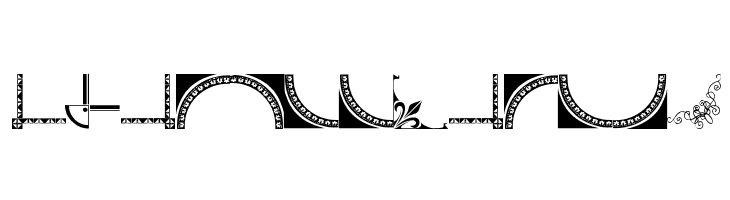 Vintage Decorative Corners 7  Free Fonts Download