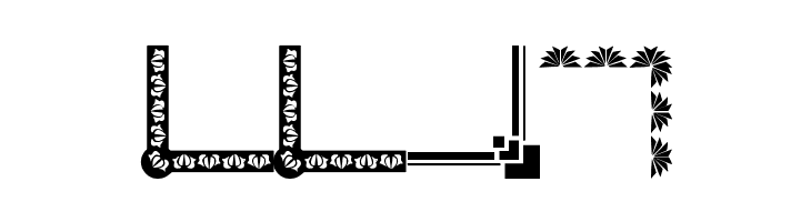 Vintage Decorative Corners 19  Free Fonts Download