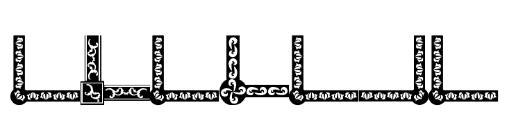 Vintage Decorative Corners 19  Free Fonts Download