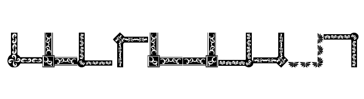 Vintage Decorative Corners 19  Free Fonts Download