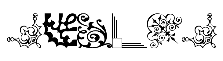 Vintage Decorative Corners 12  Free Fonts Download