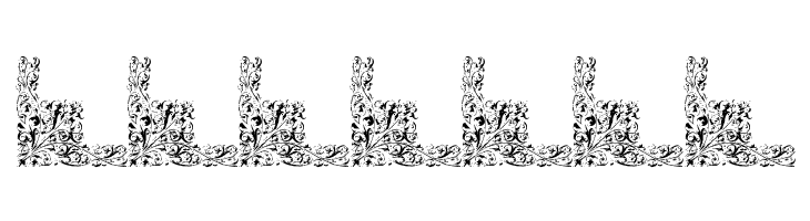 Vintage Decorative Corners 16  Free Fonts Download