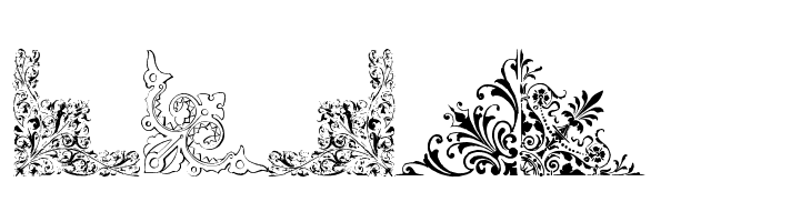 Vintage Decorative Corners 16  Free Fonts Download