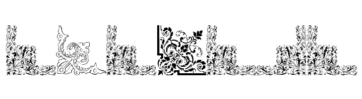 Vintage Decorative Corners 16  Free Fonts Download