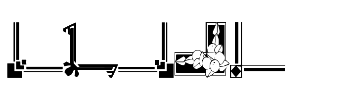 Vintage Decorative Corners 6  Free Fonts Download