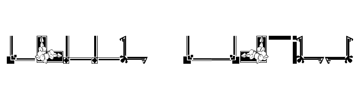 Vintage Decorative Corners 6  Free Fonts Download