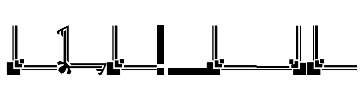 Vintage Decorative Corners 6  Free Fonts Download