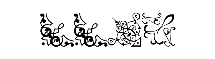 Vintage Decorative Corners 13  Free Fonts Download