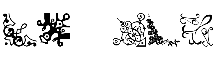 Vintage Decorative Corners 13  Free Fonts Download