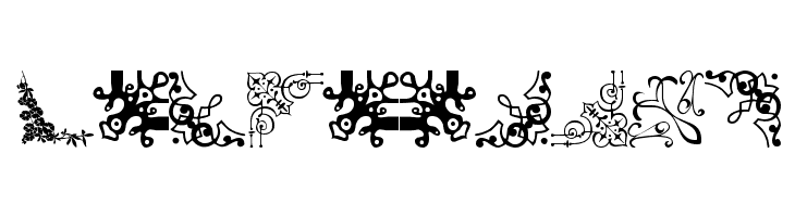 Vintage Decorative Corners 13  Free Fonts Download