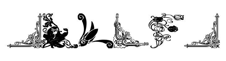 Vintage Decorative Corners 14  Free Fonts Download