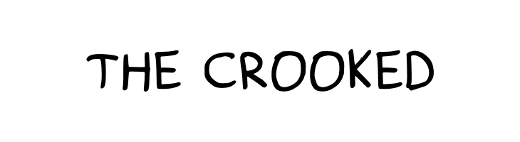 THE%2BCROOKED Paddis Handwritten 4.3 Medium Font